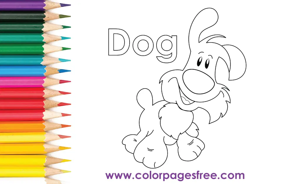 Dog Coloring Page 45